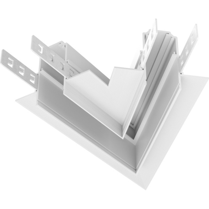Коннектор угловой 45° MAYTONI EXILITY TRA034CLS-42W встраиваемый под ГКЛ 9,5мм, белый