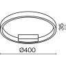 Потолочный светильник MAYTONI RIM MOD058CL-L50BSK