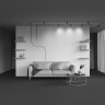 Трековый светильник MAYTONI FOCUS LED LEVITY TR187-1-9W3K-M-B