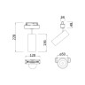 Трековый светильник MAYTONI FOCUS LED TR019-2-10W3K-MG